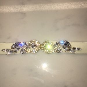 etsy Accessories - Swarovski Crystal Stretch Velvet Bridal Belt etsy Accessories - Swarovski Crystal Stretch Velvet Bridal Belt